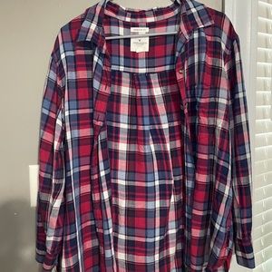 Oversized fit flannel